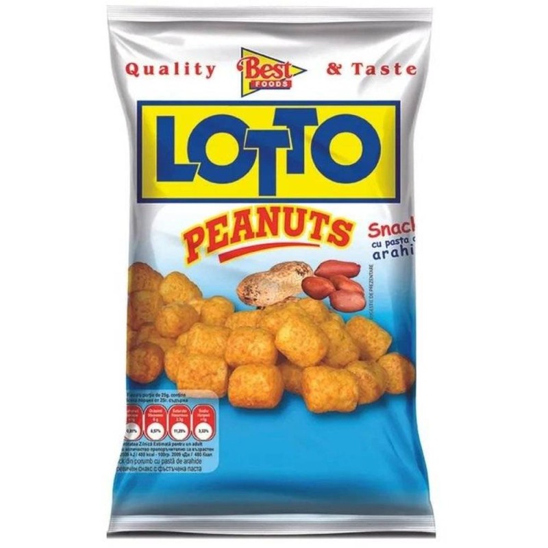 Snacksuri cu Aroma de Alune Lotto, 90 g