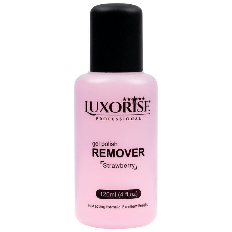 Soak-Off Remover Strawberry Luxorise, 120 ml