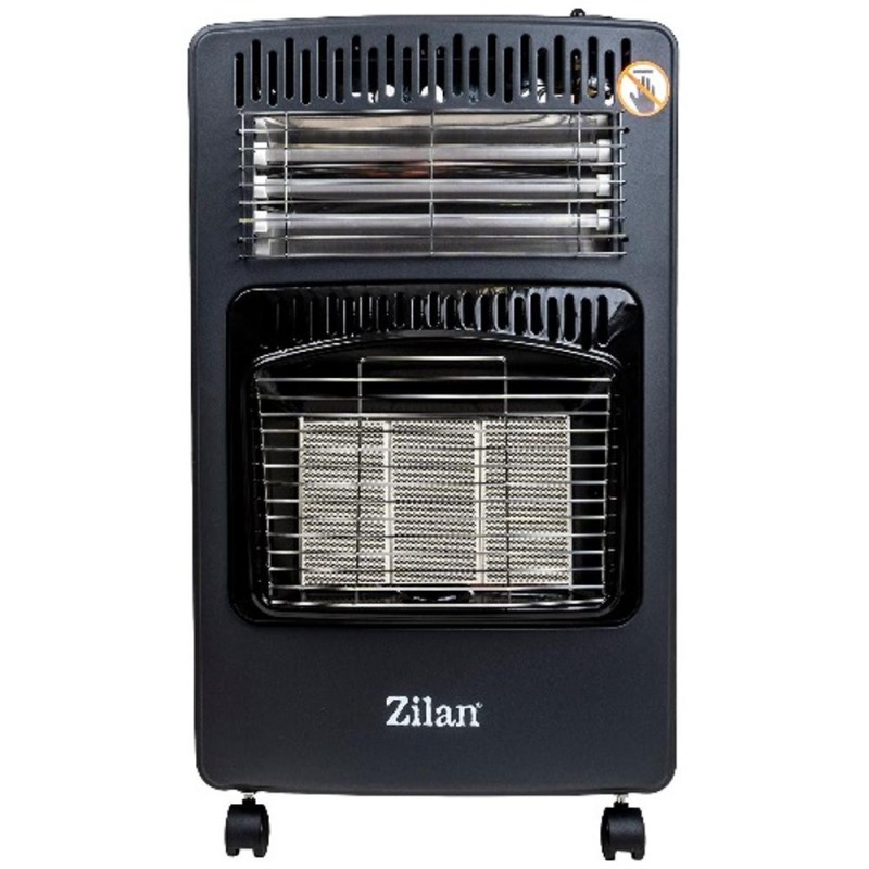 Soba Mobila, Gaz + Electrica, Aprindere Piezo-electrica, Demontabila, Negru