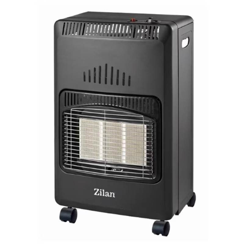 Soba Mobila, Gaz GPL, Demontabila, Negru