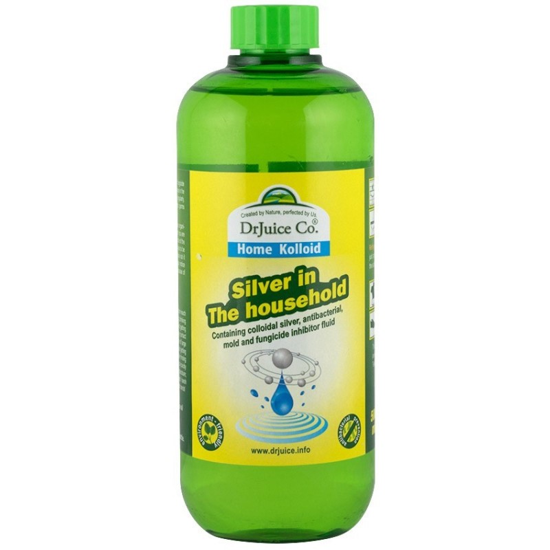 Solutie Antibacteriana cu Argint Coloidal in Gospodarie, 500 ml DrJuice