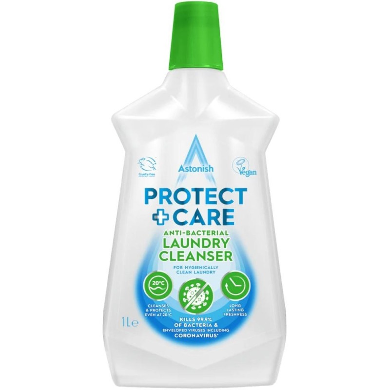 Solutie Antibacteriana pentru Rufe Protect+ Care, 1000 ml, Astonish