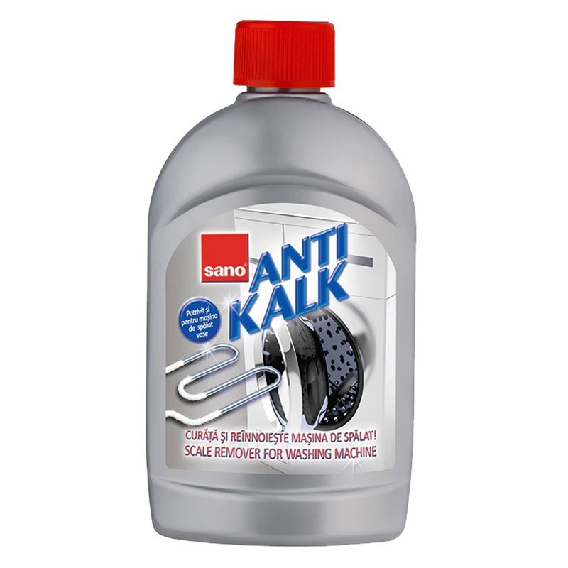 Solutie Anticalcar Sano Anti Kalk, pentru Masina de Spalat, 500 ml