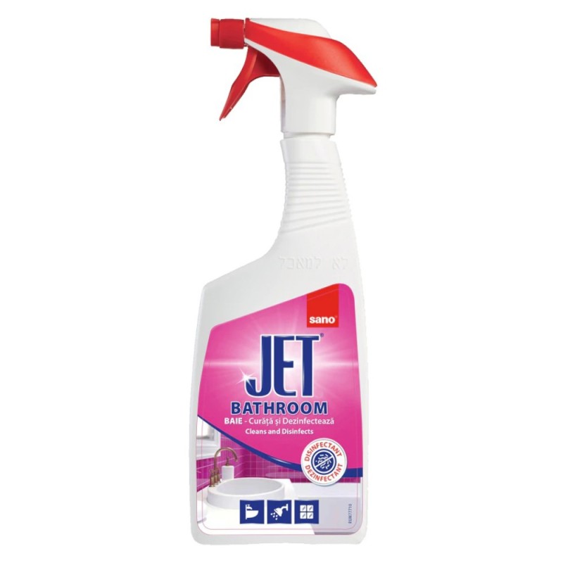 Solutie Dezinfectanta cu Pulverizator Sano Jet, pentru Baie, 750 ml