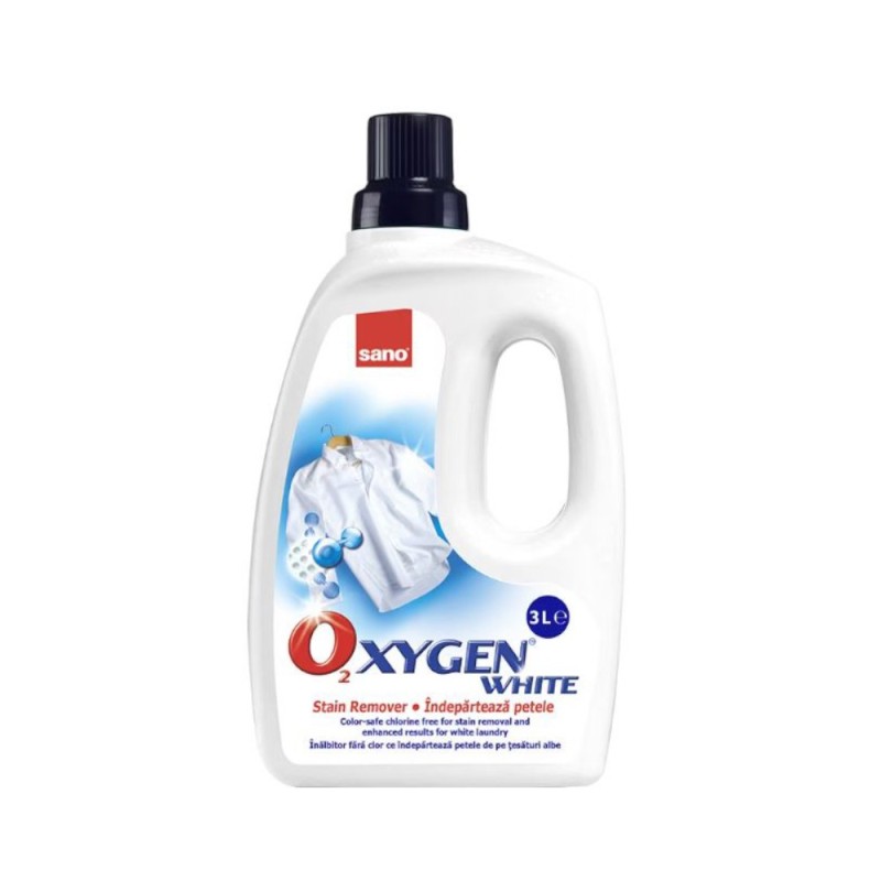 Solutie pentru Indepartarea Petelor Sano Oxygen White, 3 l