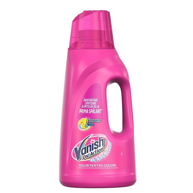 Solutie pentru Indepartarea Petelor Vanish Pink 2 l