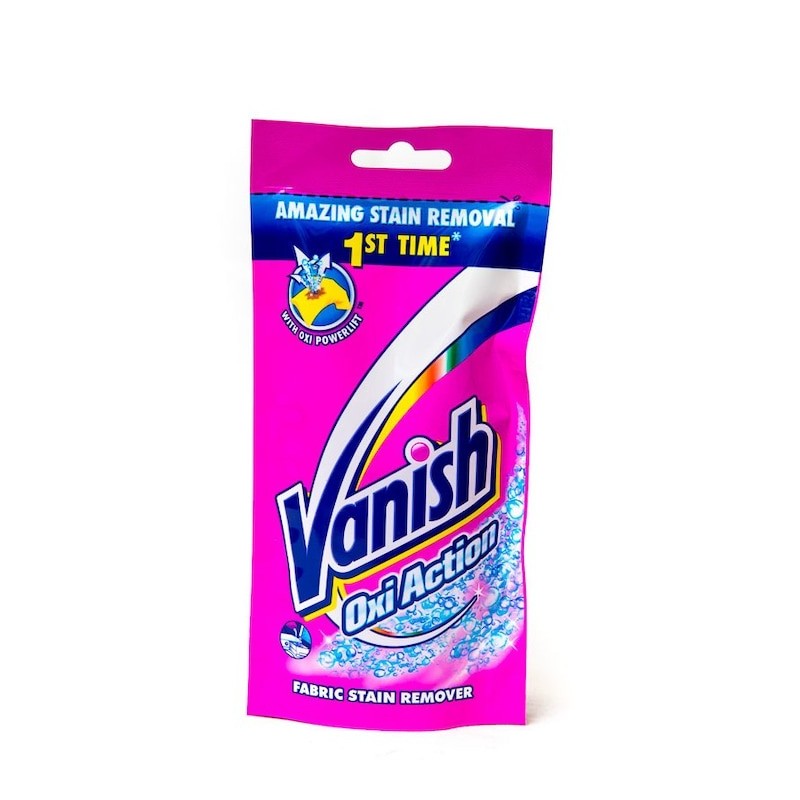 Solutie pentru Indepartarea Petelor Vanish Pink, Plic 100 ml x 24 Bucati