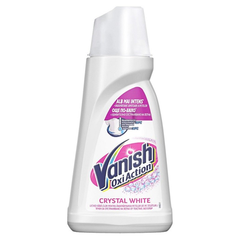 Solutie pentru Indepartarea Petelor Vanish White, 1 l