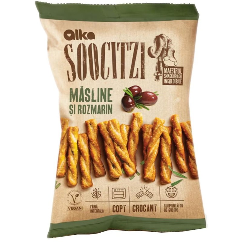 Soocitzi cu Masline si Rozmarin Alka, 180 g