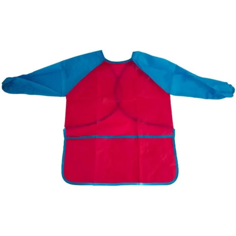 Sort de Pictura, cu Maneci, Textil, 40 x 57 cm, Rosu si Albastru