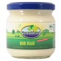 Sos BIO Aioli cu 8% Usturoi, 180 g, Marschland Naturkost