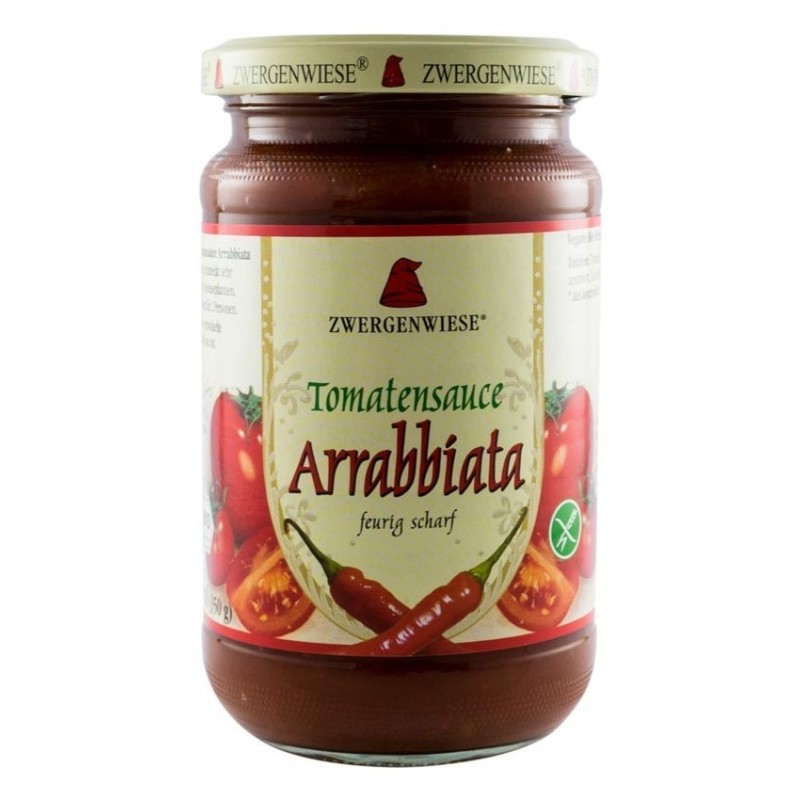Sos BIO de Rosii, Arrabbiata, 340 g, Zwergenwiese