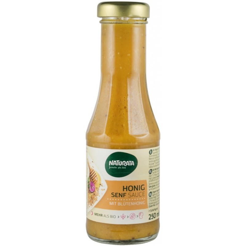 Sos BIO pentru Gratar cu Miere si Mustar, 250 ml, Naturata