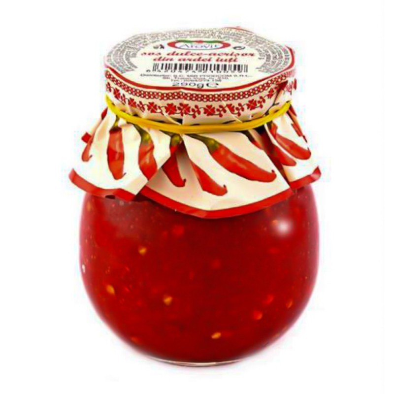 Sos Dulce Acrisor din Ardei Iute Arovit, 209 g