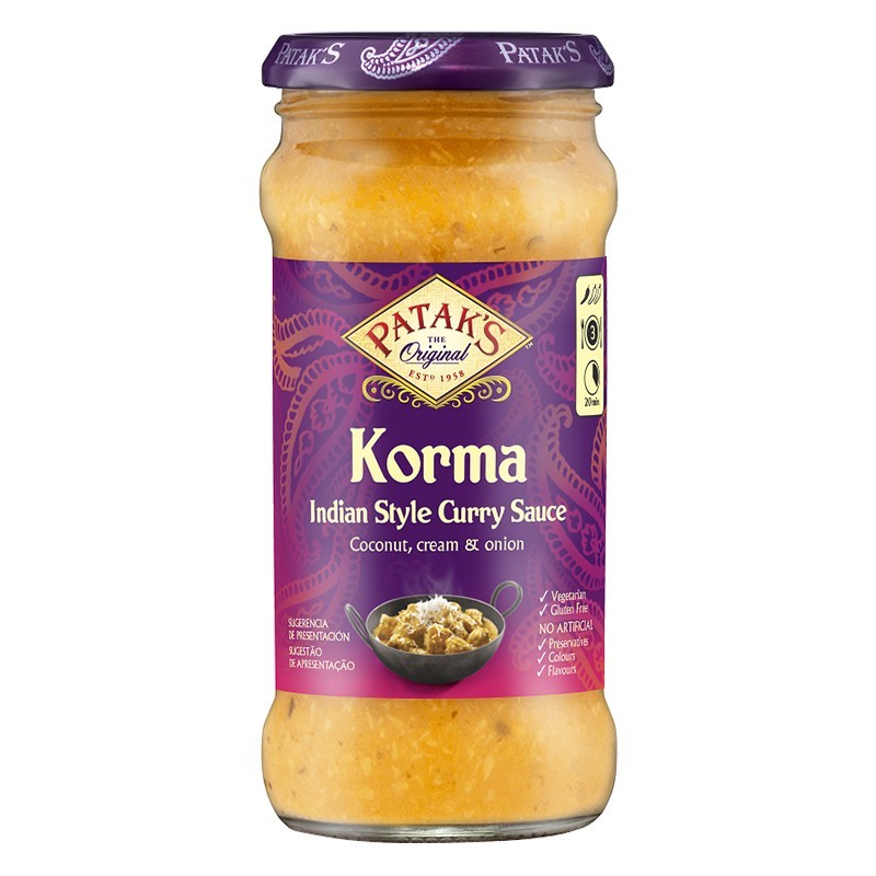 Sos Indian Korma Patak's, 350 g