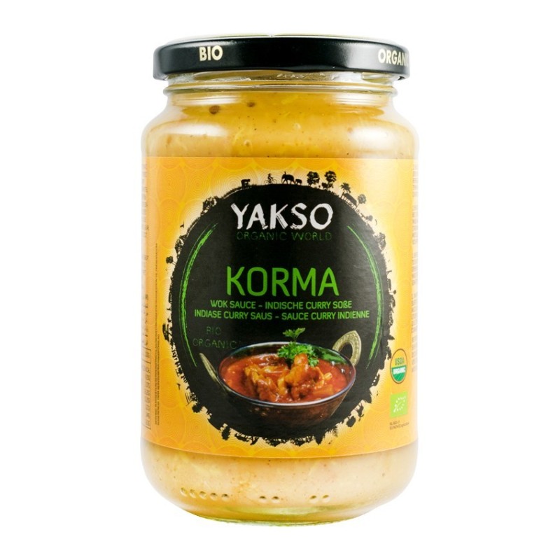 Sos pentru Wok Korma, Bio, 350 g, Yakso