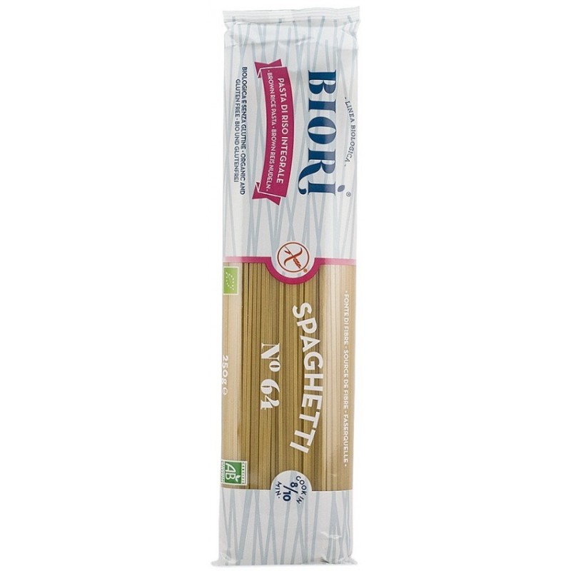 Spaghetti BIO, din Faina Orez Integral, 250 g, Biori