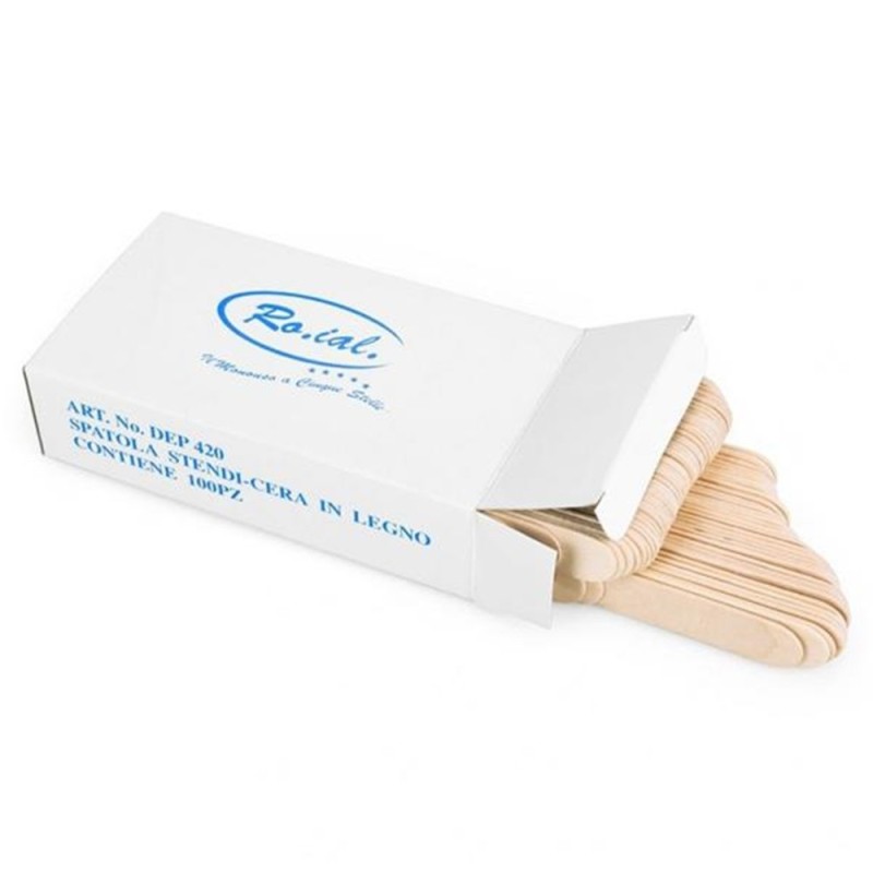 Spatule din Lemn Roial, 100 Bucati