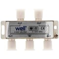 Spliter CATV 4 Cai, 1000 MHz Well