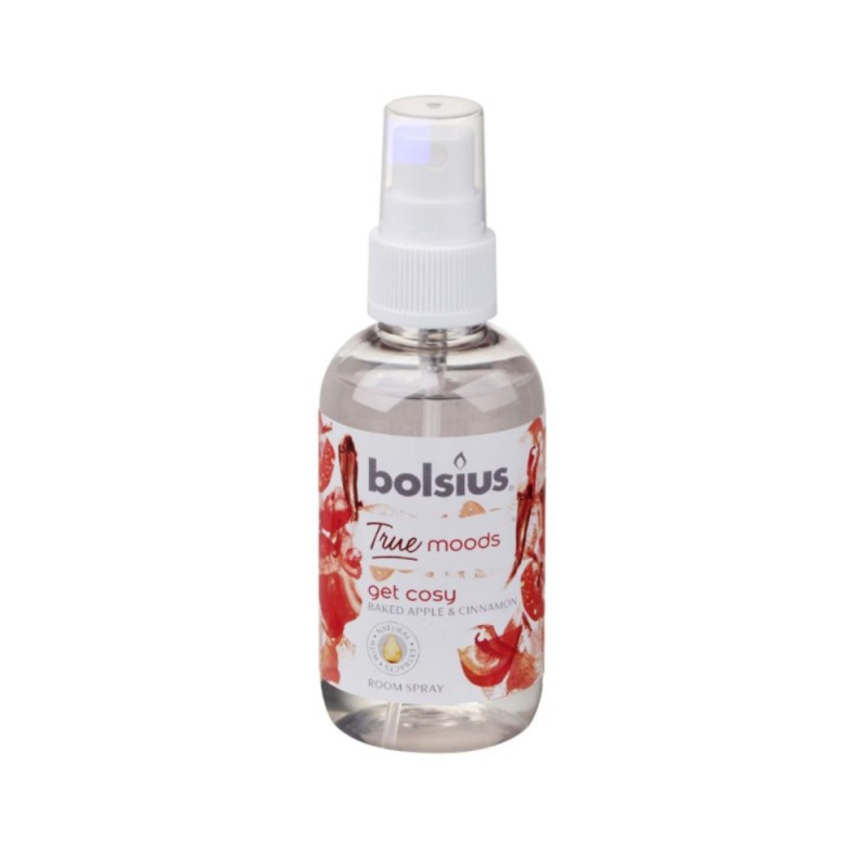 Spray Aromatic pentru Camera Bolsius, Get Cosy, Mar Copt si Scortisoara