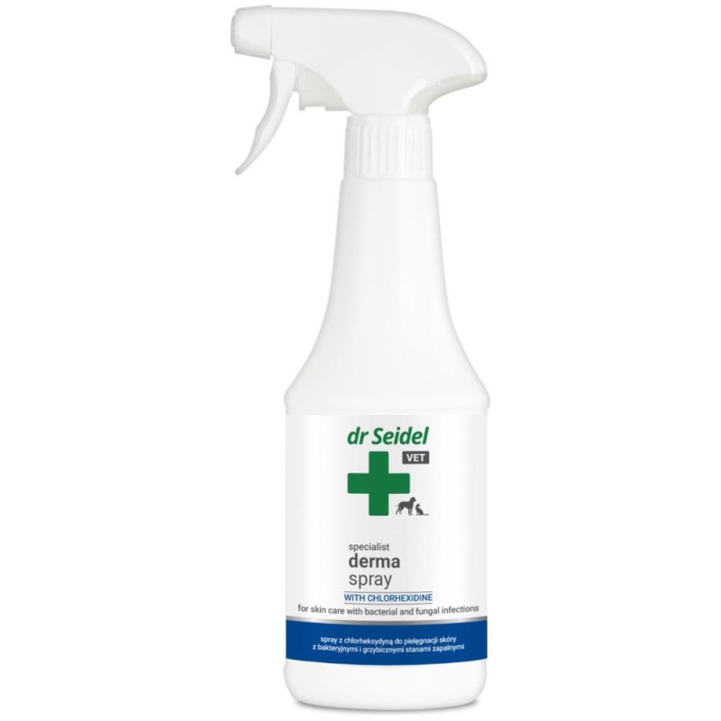 Spray Clorhexidina Vet Edition, 4 %, 500 ml, Dr. Seidel