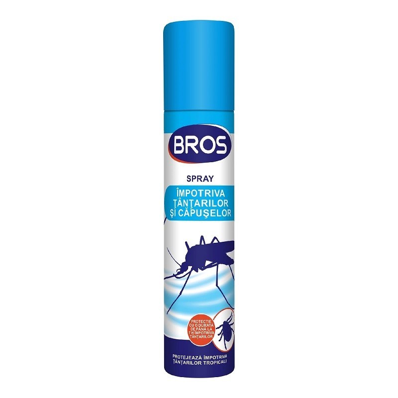 Spray Impotriva Tantarilor si Capuselor Bros, 90 ml