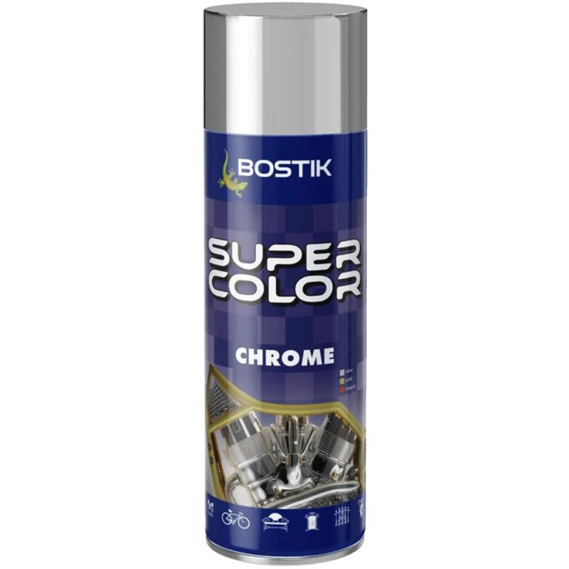 Spray Super Colors, Chrome Auriu, Den Braven, 400 ml