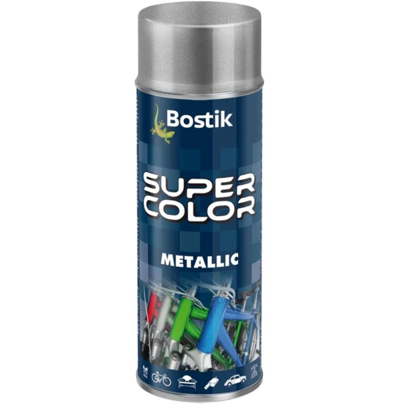 Spray Super Colors, Metallic Inox, Den Braven, 400 ml
