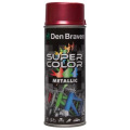 Spray Super Colors, Metallic Rosu, Den Braven, 400 ml