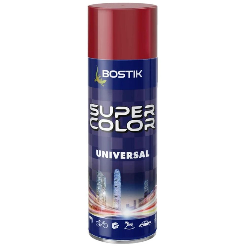 Spray Super Colors, Universal Den Braven RAL 3005 Rosu Aprins, 400 ml