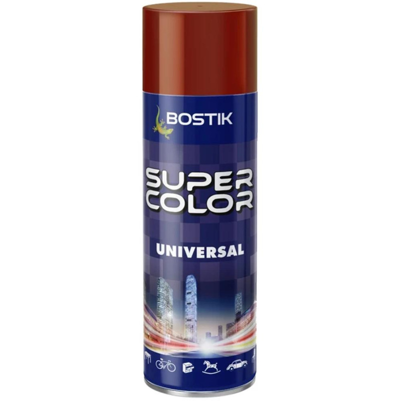 Spray Super Colors, Universal Den Braven RAL 3011 Rosu Inchis, 400 ml