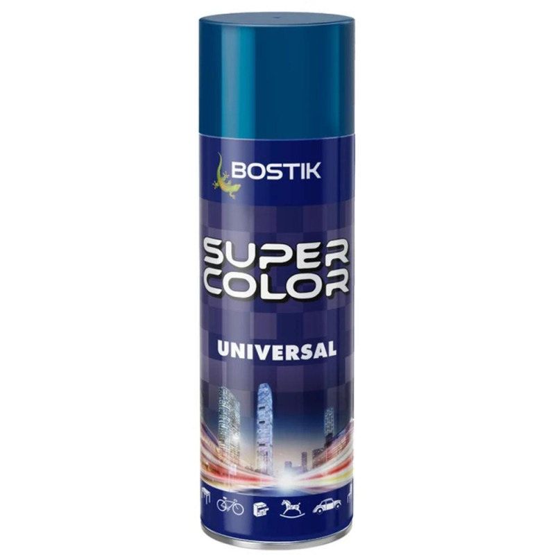Spray Super Colors, Universal Den Braven RAL 5005 Albastru Semnal, 400 ml