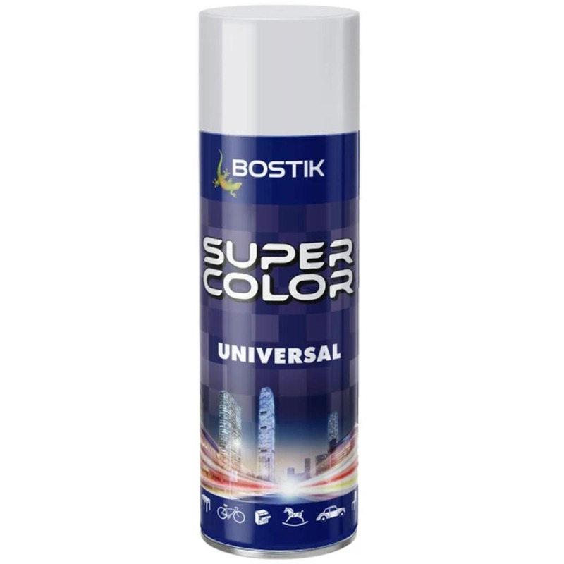 Spray Super Colors, Universal Den Braven RAL 7047 Alb-Gri, 400 ml