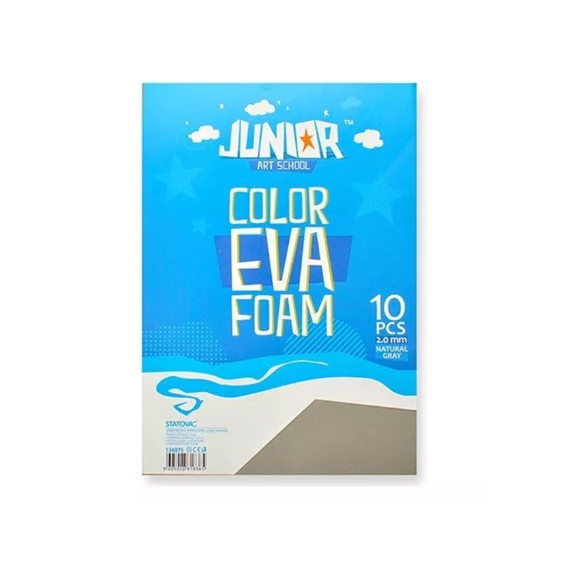 Spuma A4, 20 mm, Gri Natural, 10 Coli, Statovac