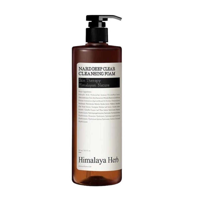 Spuma de Curatare Faciala Nard Himalaya Herb, Hidratare Profunda, 500 ml