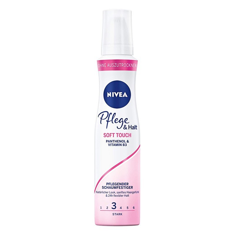 Spuma de Par Nivea Care & Hold Soft Touch, 150 ml