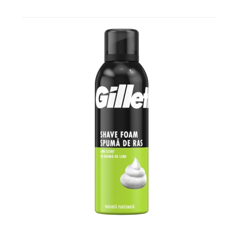 Spuma de Ras Gillette Lemon Lime, 200 ml