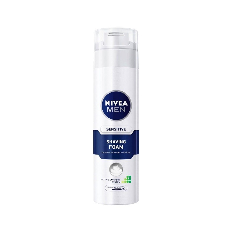 Spuma de Ras Nivea Men, pentru Ten Sensibil, 200 ml