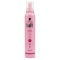 Spuma Modelatoare Taft Curl, pentru Par Cret sau cu Bucle, Nivel Fixare 3, Formula Vegana, 200 ml