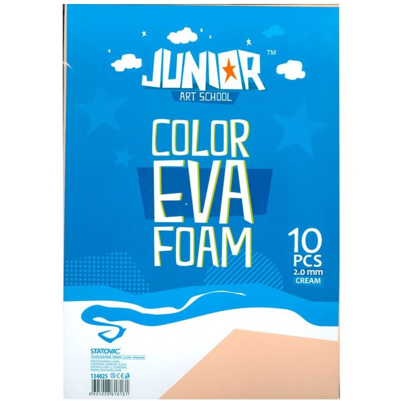 Spuma pentru Decorat, Format A4, Crem, 10 Coli