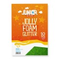Spuma pentru Decorat Glitter, Statovac, Format A4, Verde, 10 Coli