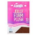 Spuma pentru Decorat Plush, Format A4, Maro, 10 Coli