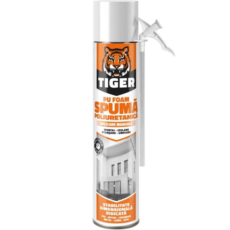 Spuma Poliuretanica Manuala Tiger, 600 ml