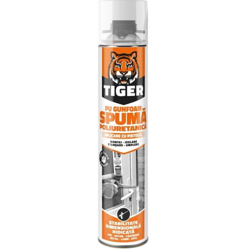 Spuma Poliuretanica Pistol, Tiger, 700 ml