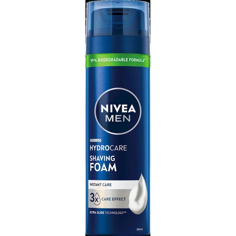 Spuma Ras Nivea Hydrocare, 200 ml