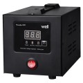 Stabilizator Automat de Tensiune cu Releu 1000 VA / 600 W, Negru, Well