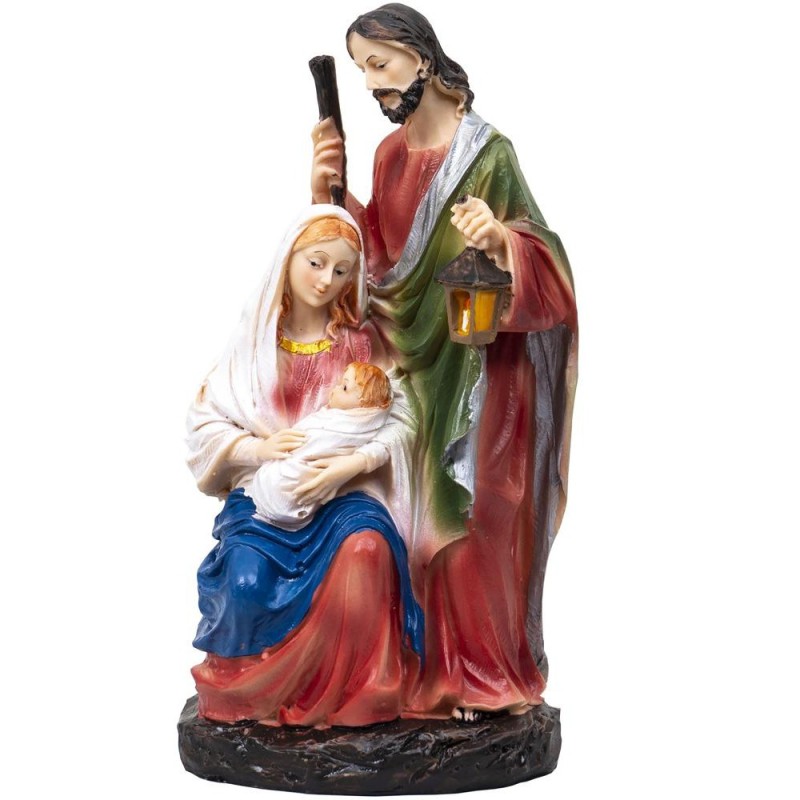 Statueta Decorativa, Model Familia Sfanta, Rasina, Dimensiuni 20 x 10 cm