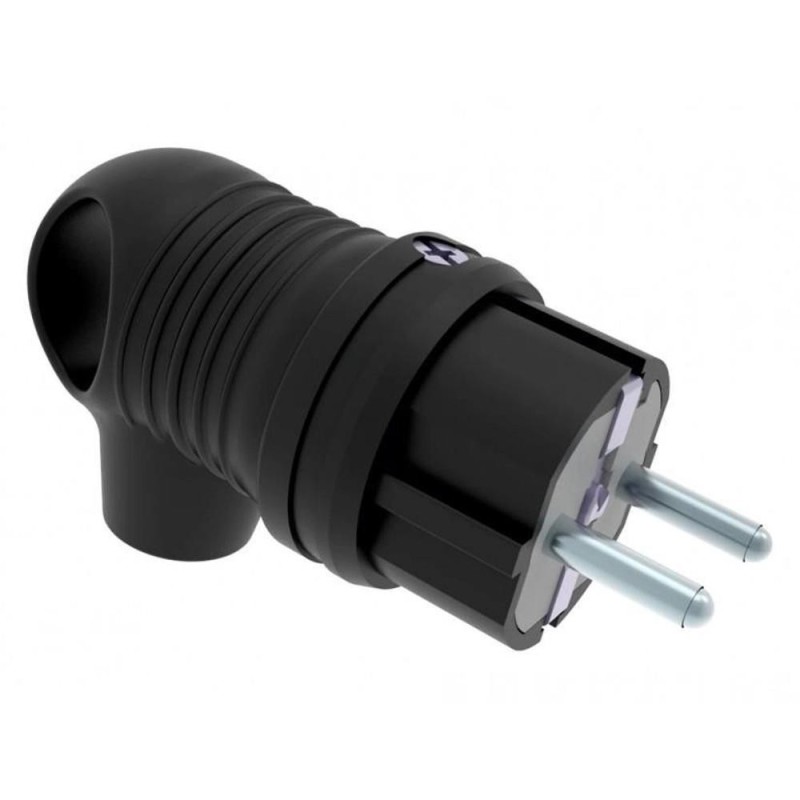 Stecher din Cauciuc cu Inel Bemis BK1-1402-2021, 2P+E, 16A, 250V, IP44