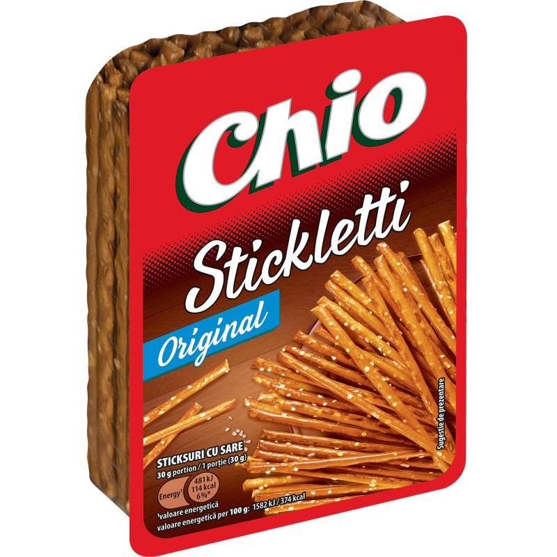 Sticksuri cu Sare Chio Stickletti, 100 g