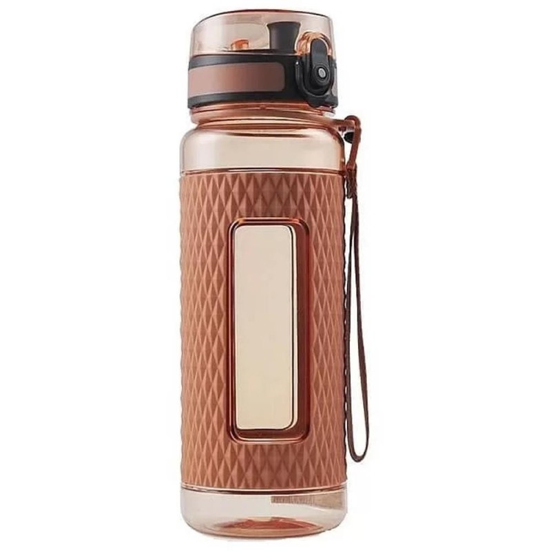 Sticla pentru Apa din Tritan, Maro, Fara Bpa, cu Capac, 800 ml, Uzspace Sport